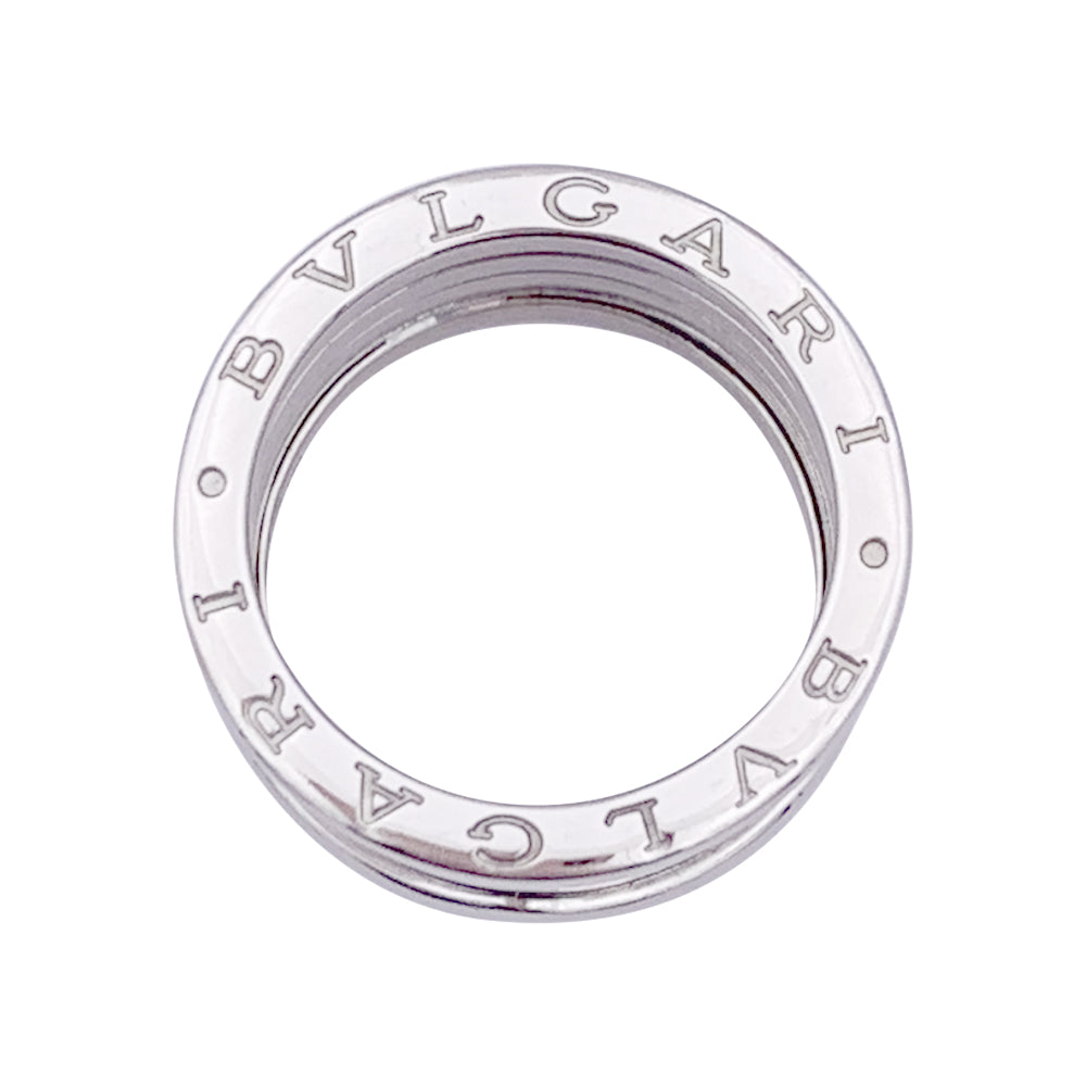 Bague Bulgari, “B.Zero1”, or blanc, trés grand modèle.