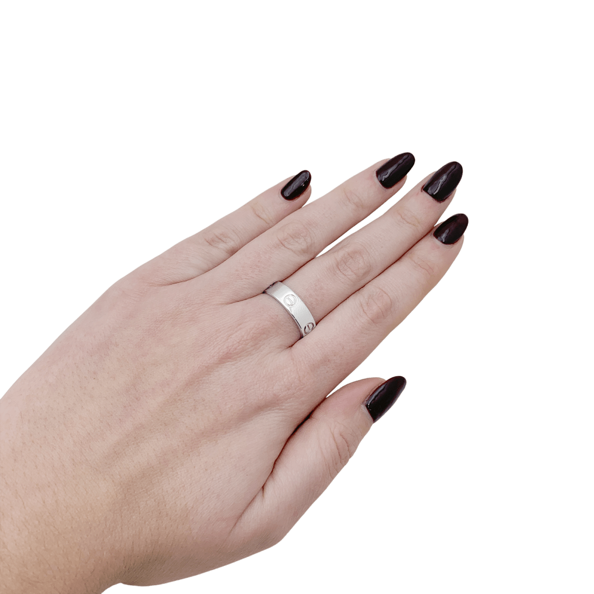 Bague Cartier "Love" platine. - Maison Eloe