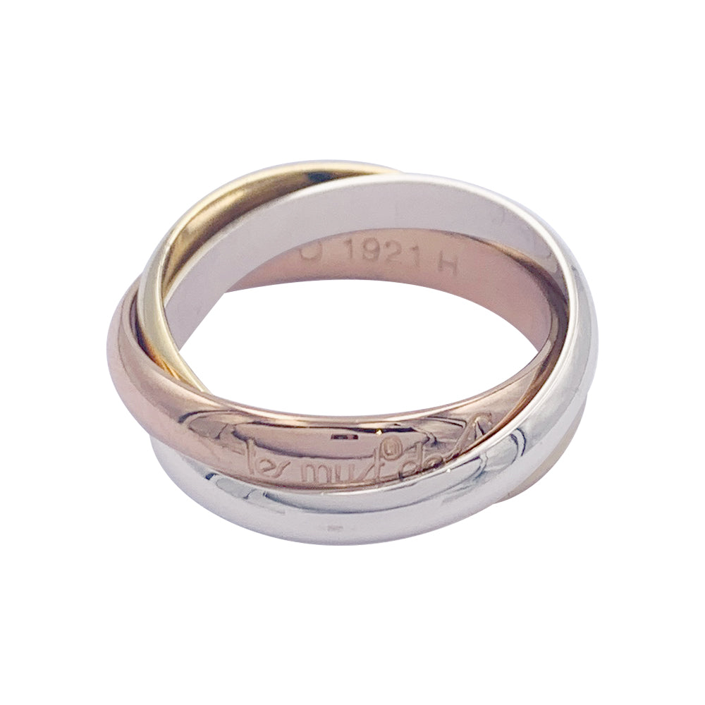 Bague Cartier, "Trinity", trois ors.
