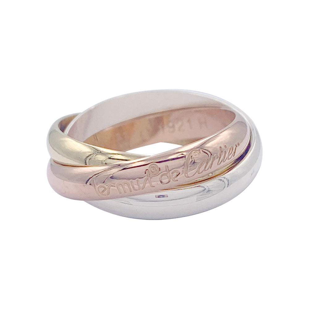 Bague Cartier, "Trinity", trois ors.