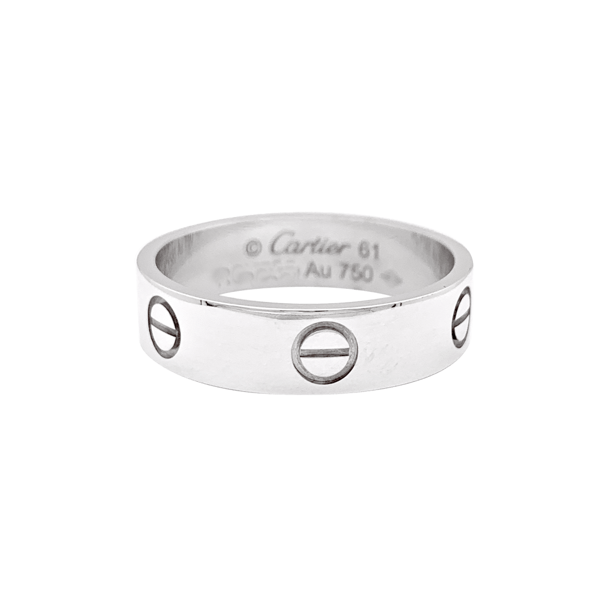 Bague Cartier, "Love Classique", or blanc. - Maison Eloe