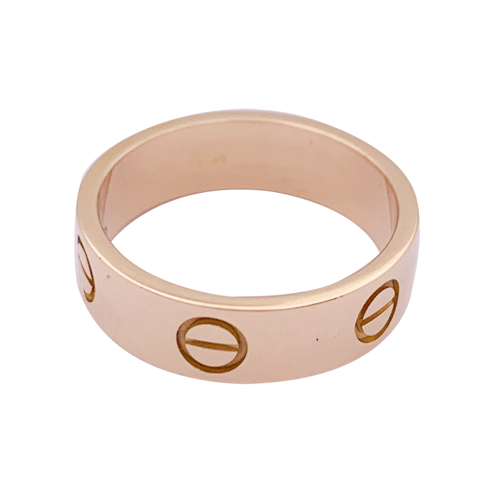 Cartier ring, “Love”, pink gold.