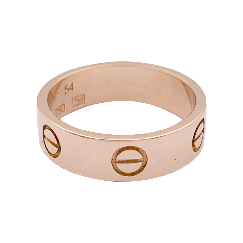 Cartier ring, “Love”, pink gold.