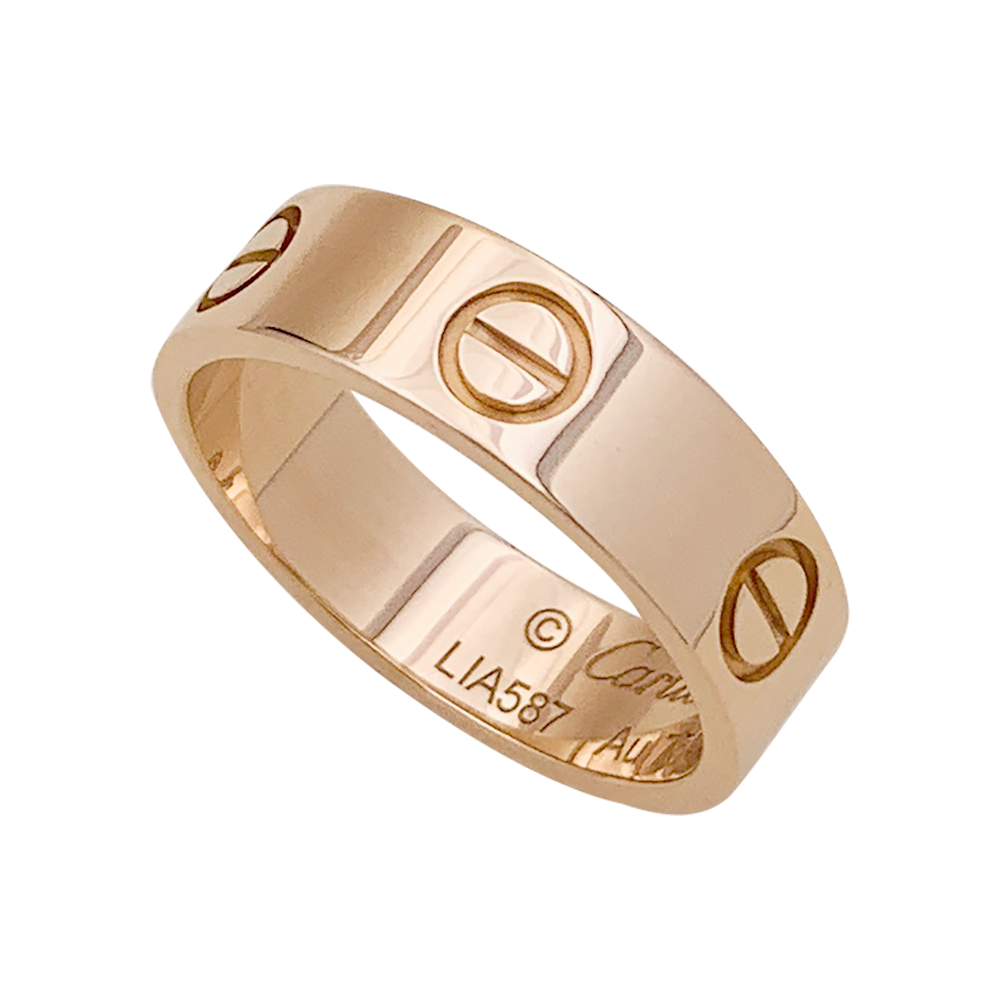 Cartier ring, “Love”, pink gold.