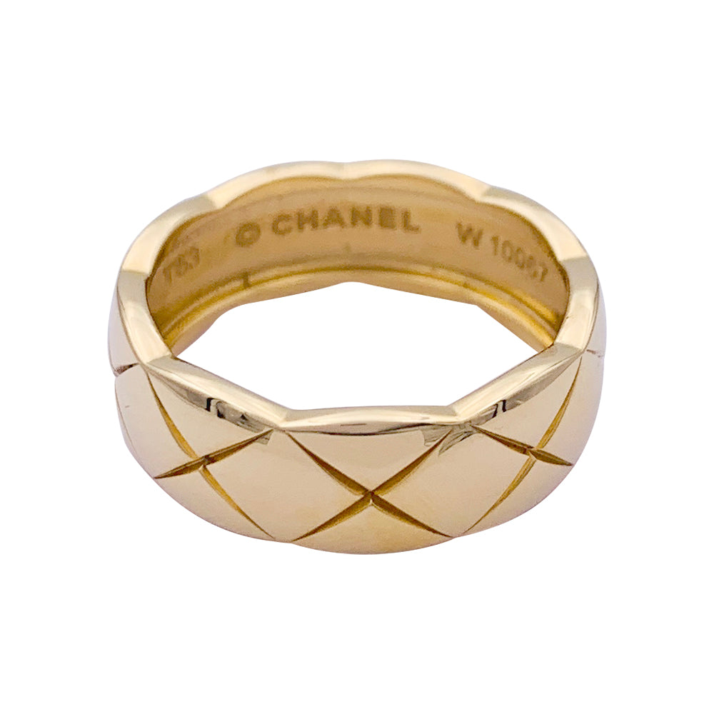 Chanel ring, "Coco Crush", yellow gold.