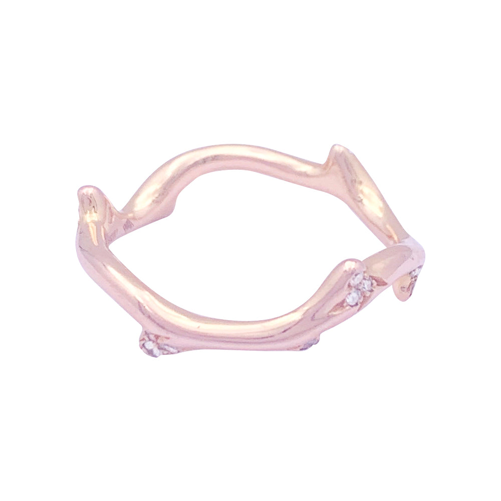 Dior ring, "Bois de Rose", pink gold, diamonds.