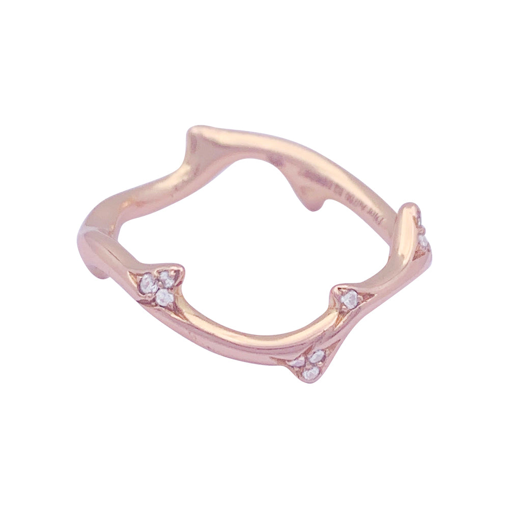 Dior ring, "Bois de Rose", pink gold, diamonds.