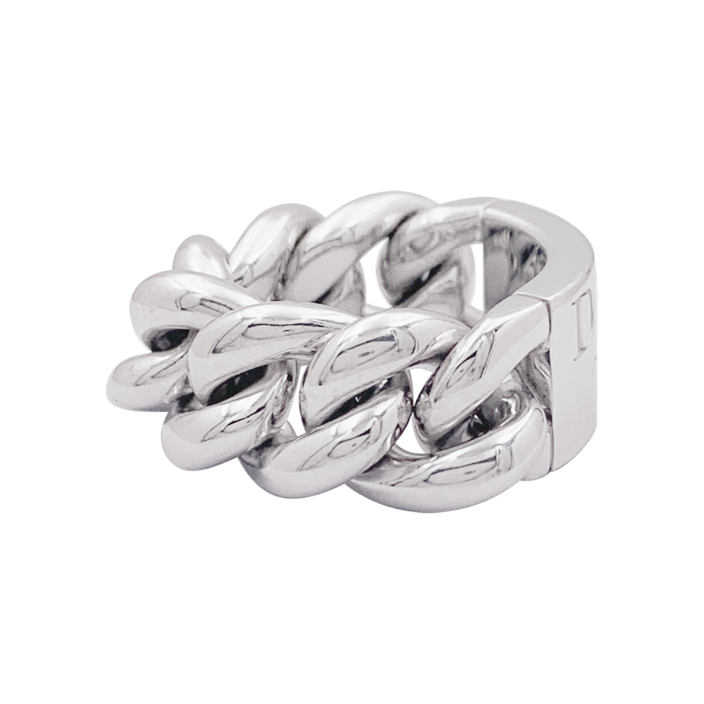 Dior ring, "Gourmette", white gold.