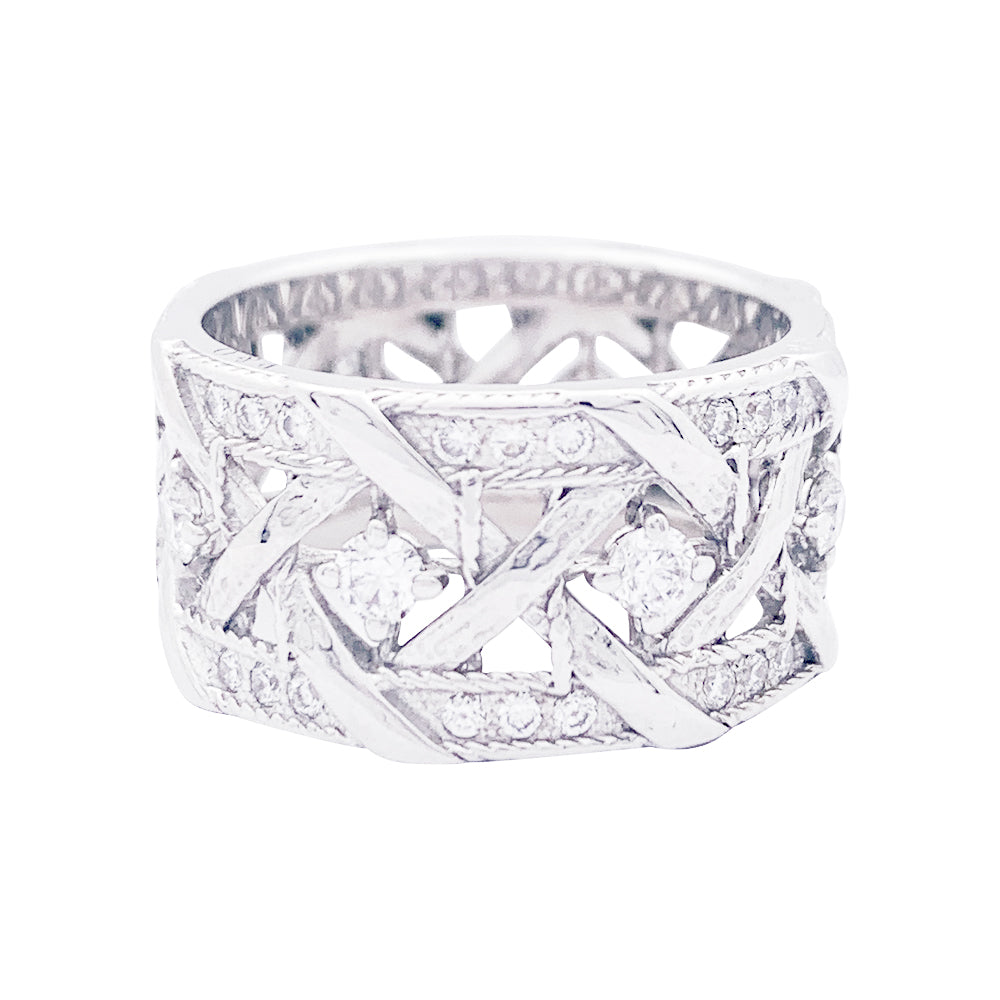 Dior "My Dior" ring, white gold and diamonds.