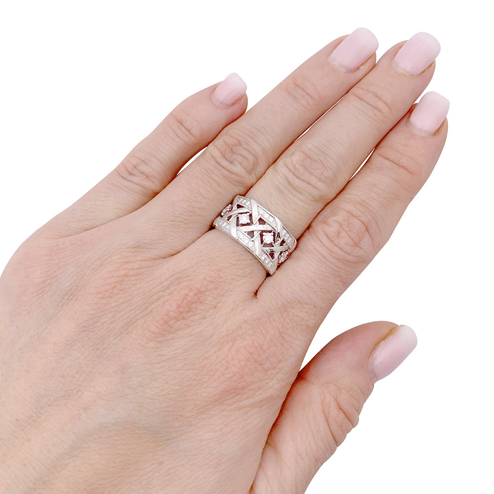 Dior "My Dior" ring, white gold and diamonds.