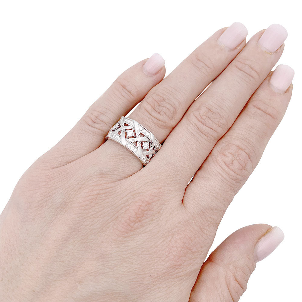 Dior "My Dior" ring, white gold and diamonds.