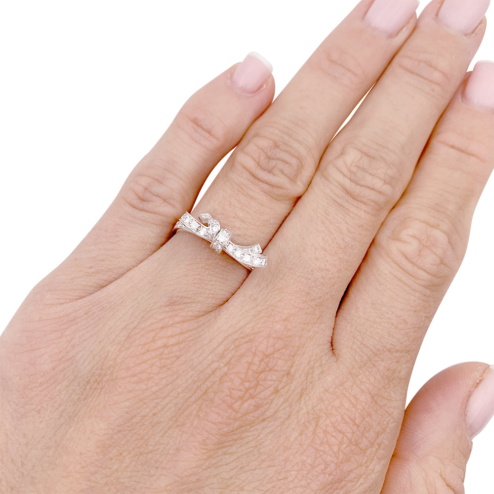 Dior ring, "Petit Tralala", white gold and diamonds.