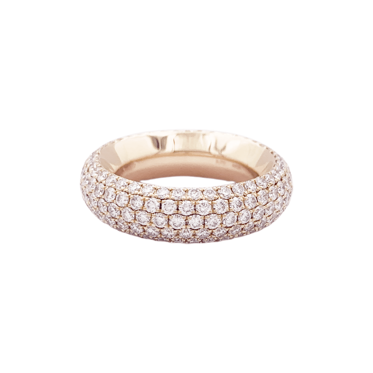 Bague Messika "Divine Enigma" or rose, diamants. - Maison Eloe