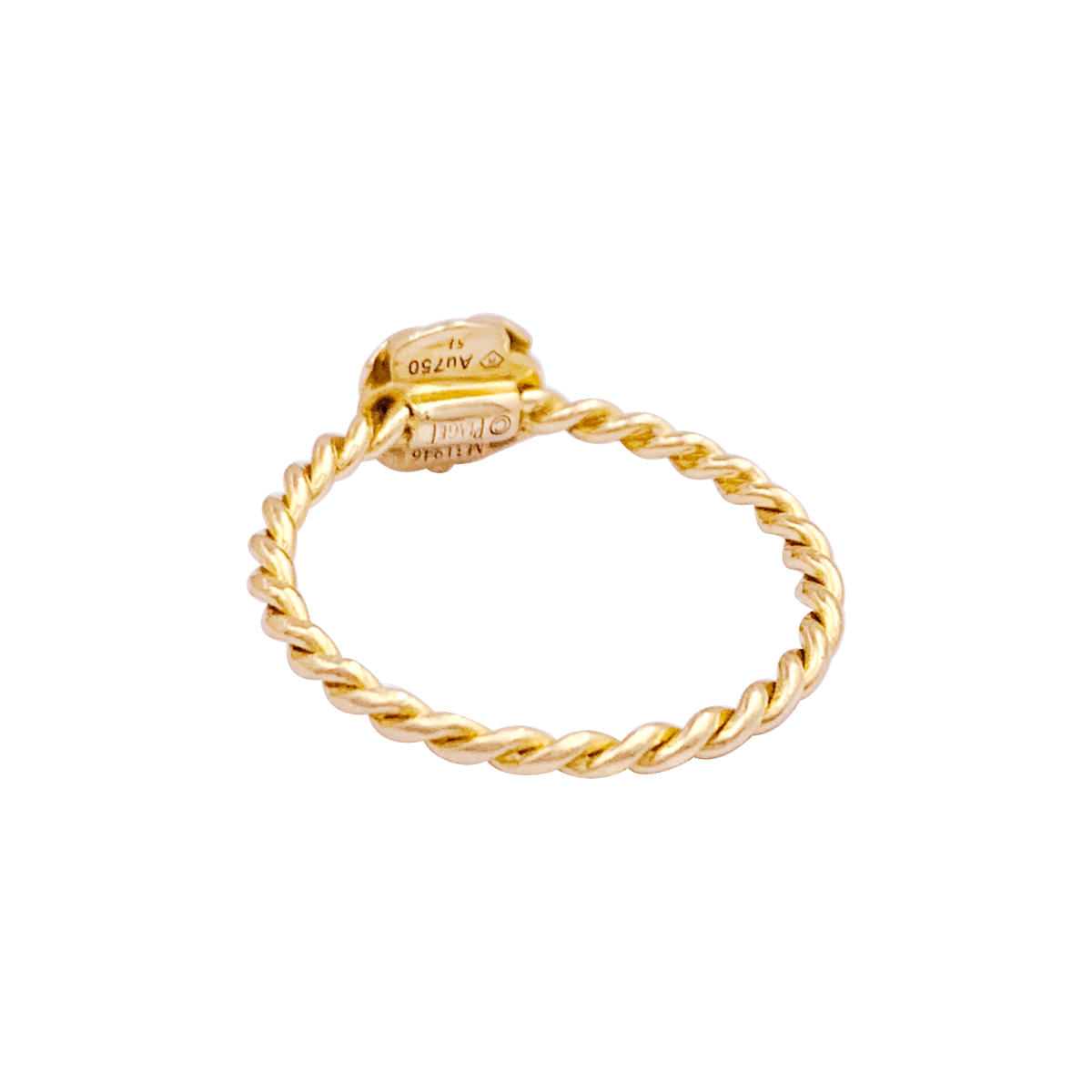 Bague Piaget, "Rose Piaget", or jaune, diamants. - Maison Eloe