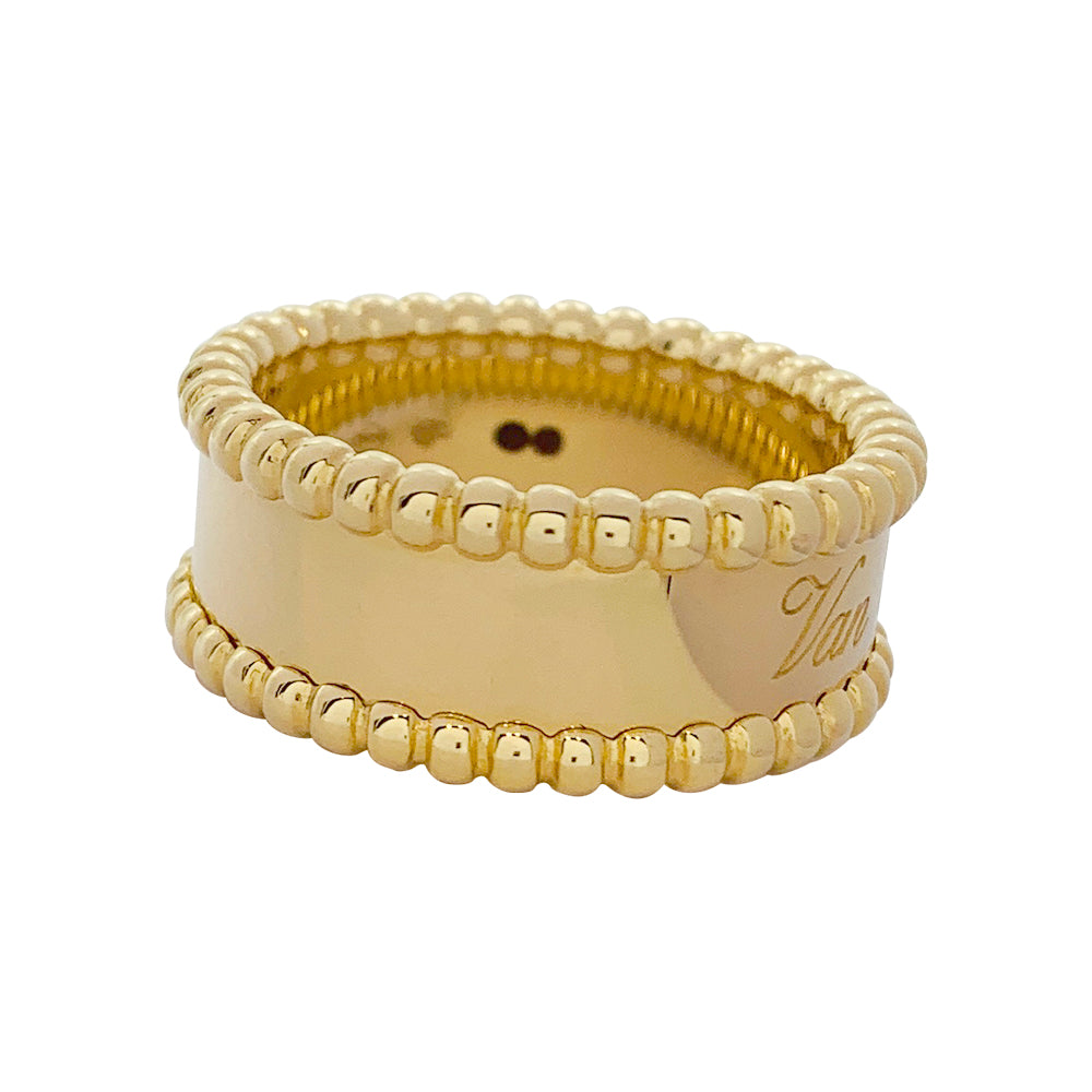 Van Cleef &amp; Arpels ring, "Perlée signature", yellow gold.