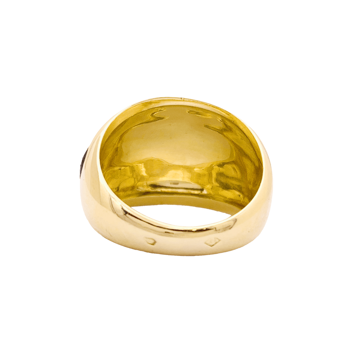 Bague vintage Van Cleef & Arpels, or jaune, laque. - Maison Eloe