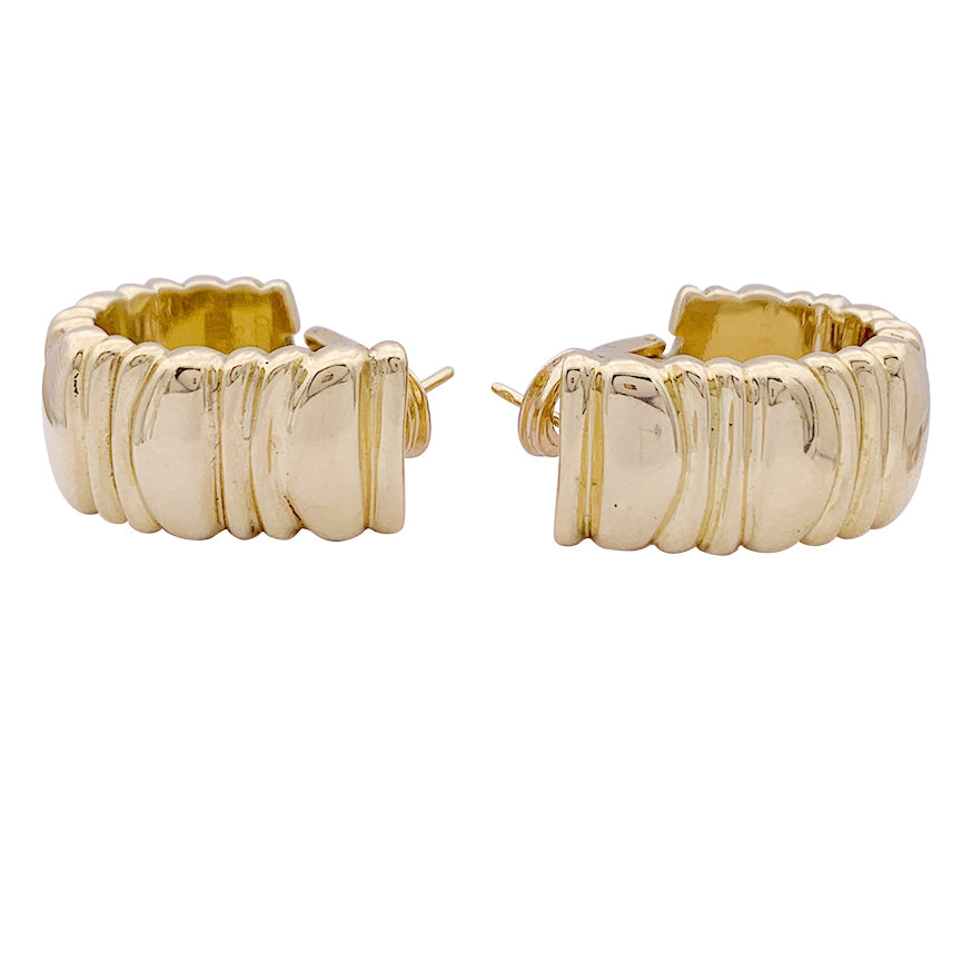 Cartier earrings, "Golden Helmet", yellow gold.