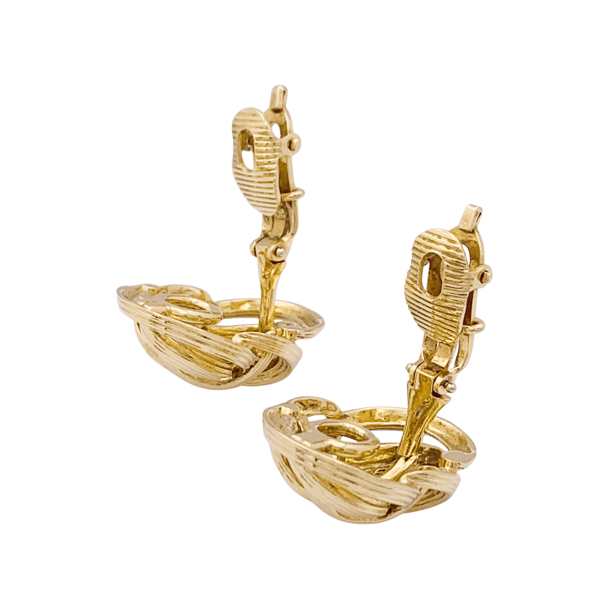 Boucles d'oreilles TIFFANY & CO, or jaune. - Maison Eloe