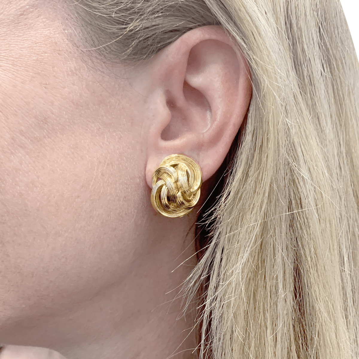 Boucles d'oreilles TIFFANY & CO, or jaune. - Maison Eloe