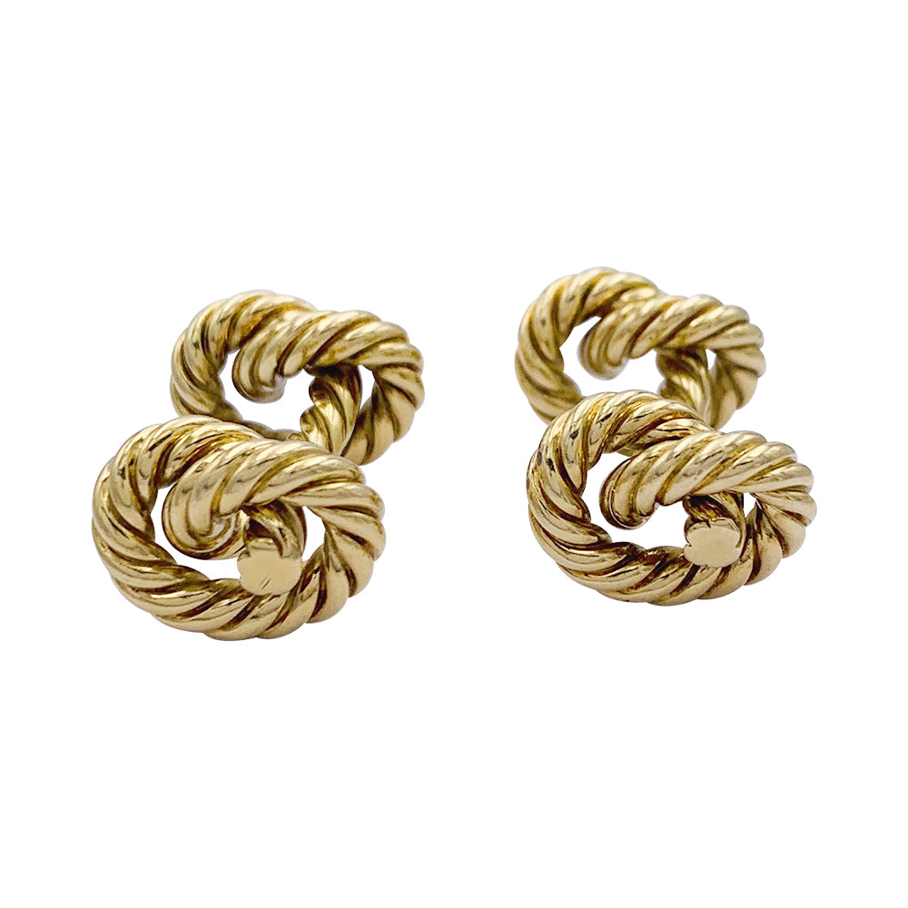 Hermès "Knots" cufflinks.