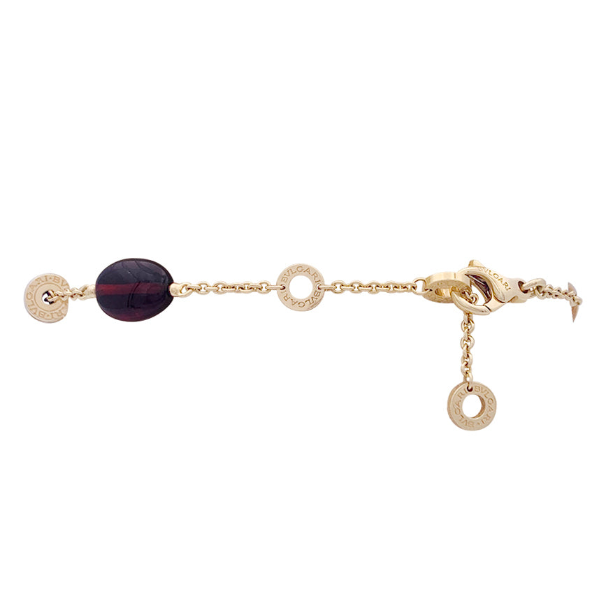 Bulgari "B.zero1" bracelet in yellow gold and colored stones.