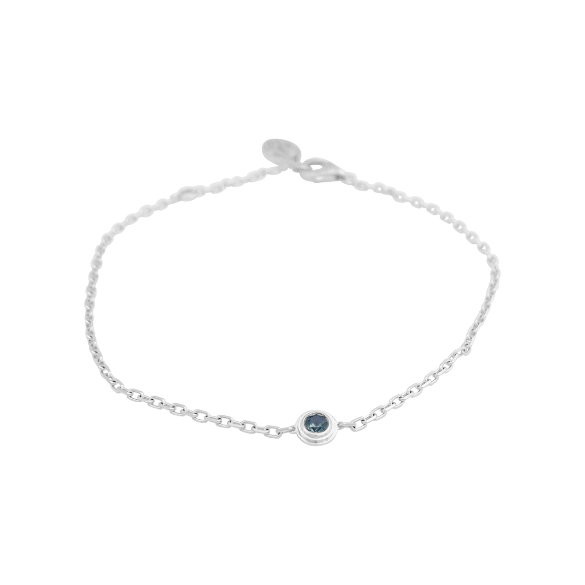 Bracelet Cartier "Cartier d'Amour" or blanc, saphir vert. - Maison Eloe