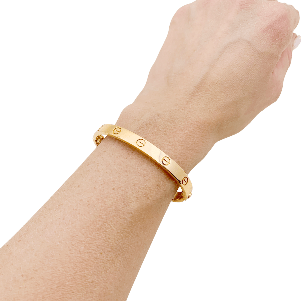 Bracelet Cartier, "Love", en or rose. - Maison Eloe