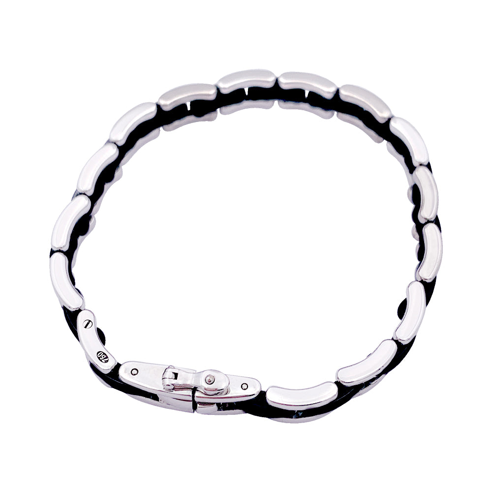 Chanel bracelet, "Ultra", white gold and ceramic.