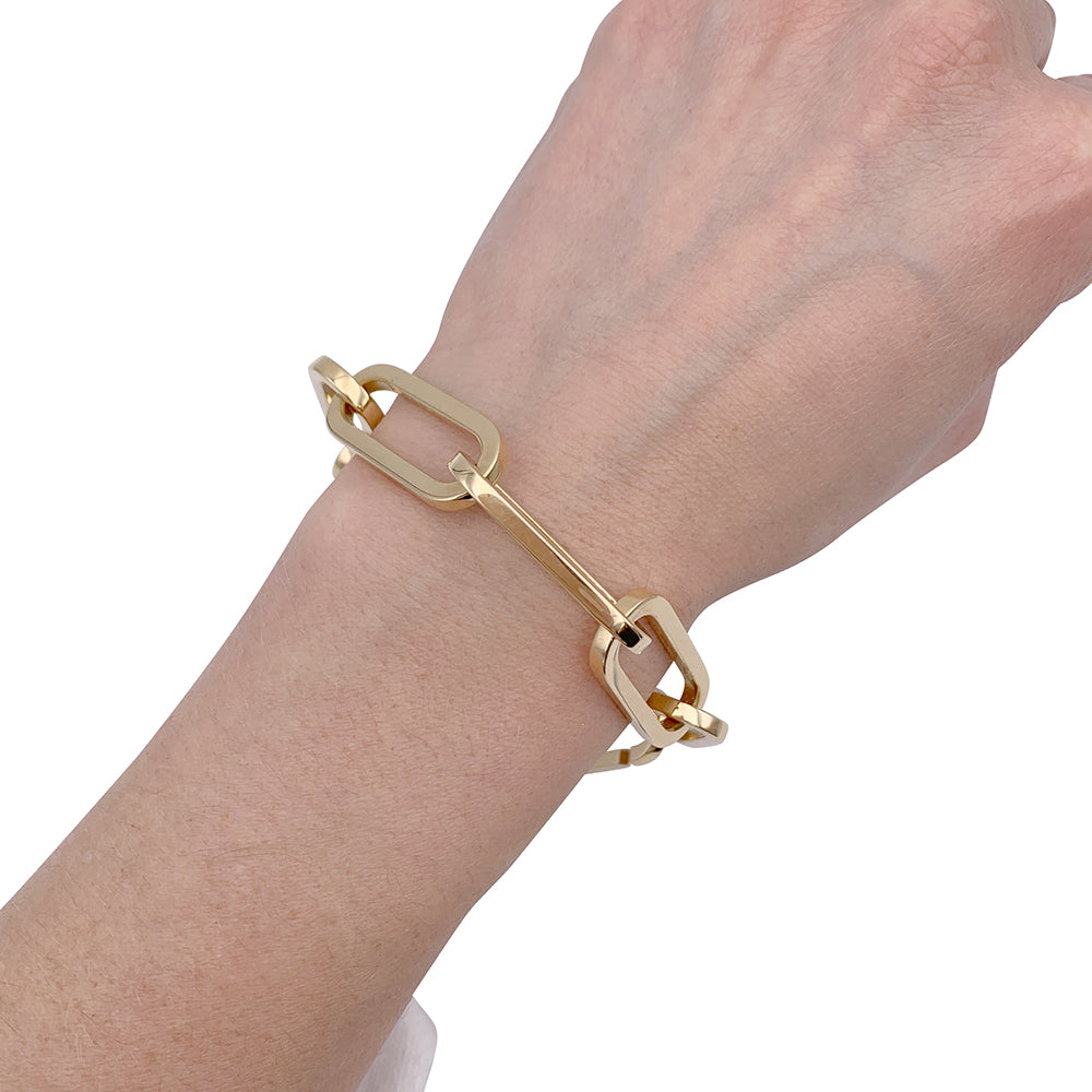 Dinh Van bracelet, "Maillon", yellow gold.