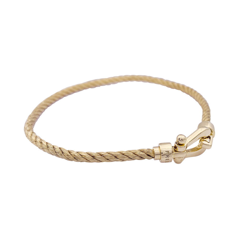 Fred bracelet, "Force 10", yellow gold.