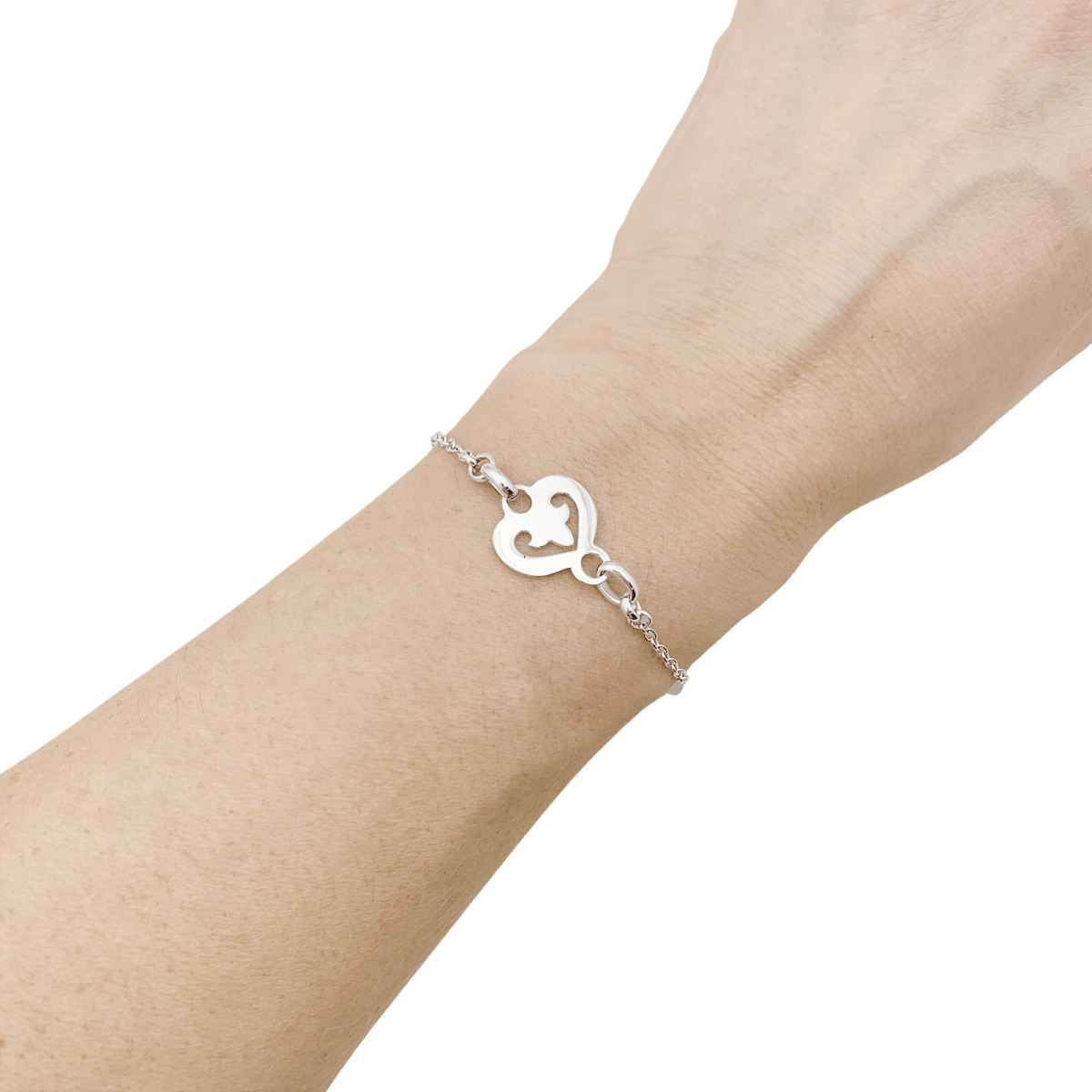 Bracelet O.J. Perrin, "Légendes", or blanc - Maison Eloe