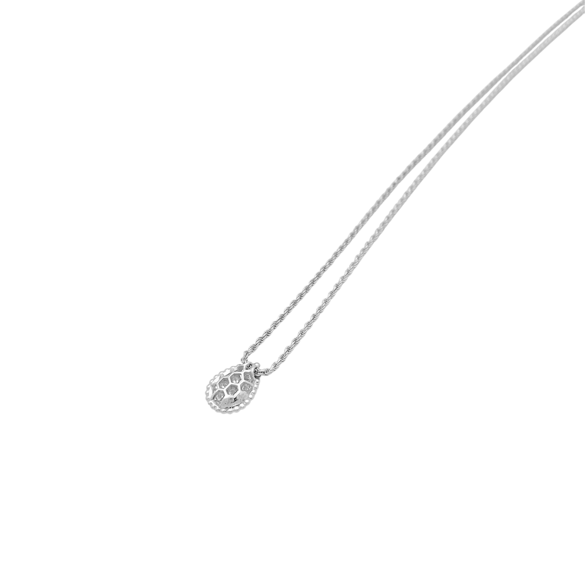 Collier BOUCHERON, Serpent Bohème, or blanc et diamants. - Maison Eloe