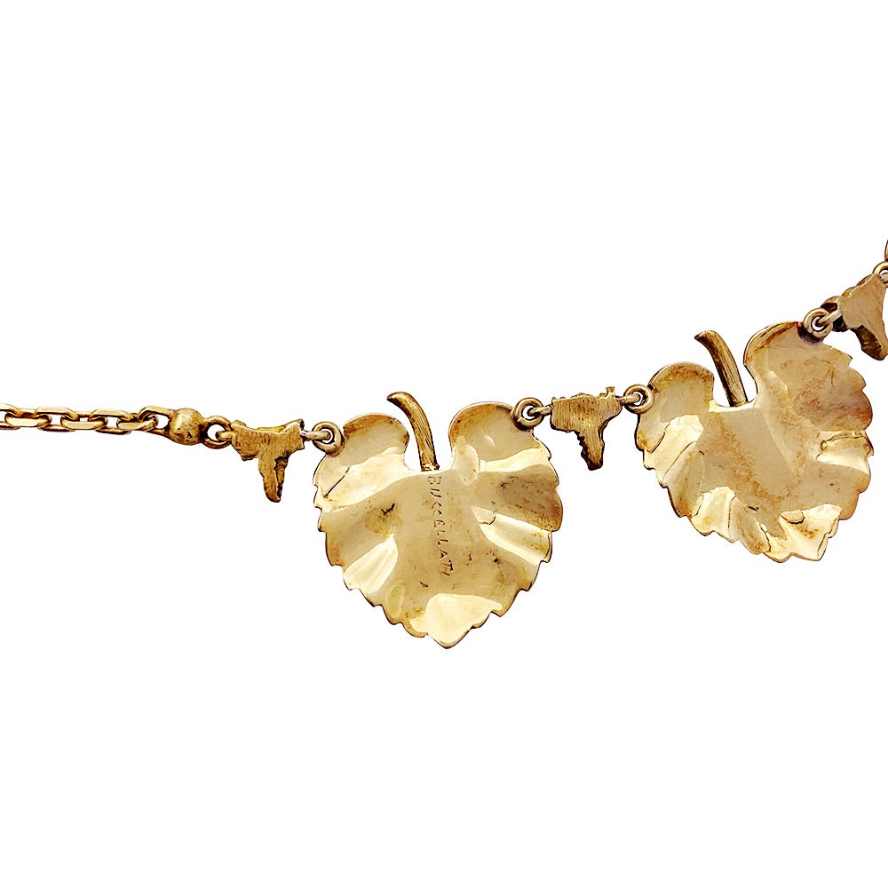 Buccellati necklace, “Leaves”, yellow gold.