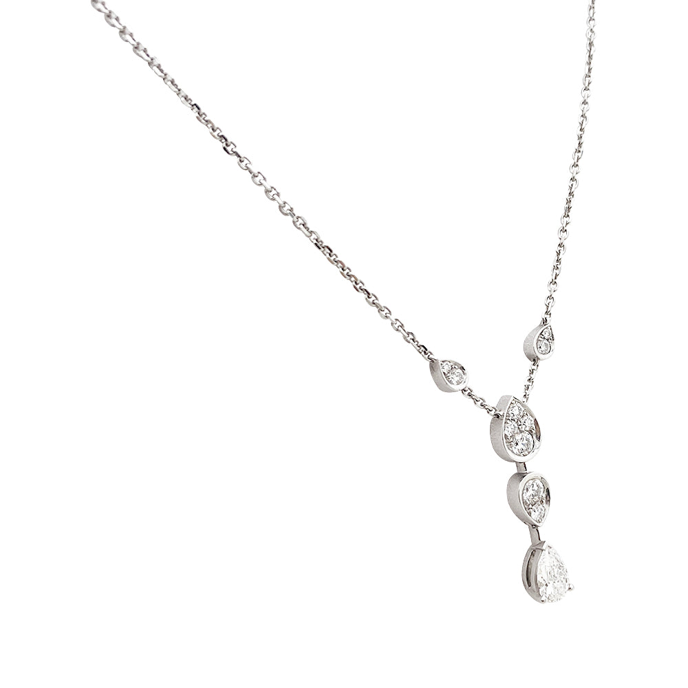 Chaumet "Joséphine, Ronde d'Aigrettes" necklace in white gold and diamonds.