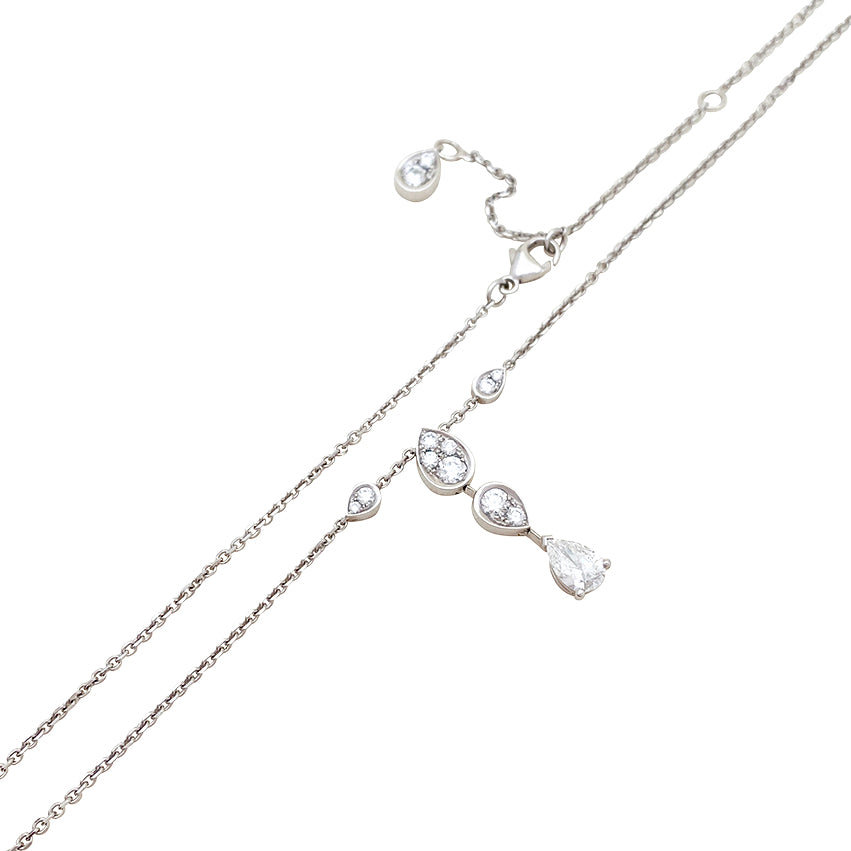 Chaumet "Joséphine, Ronde d'Aigrettes" necklace in white gold and diamonds.