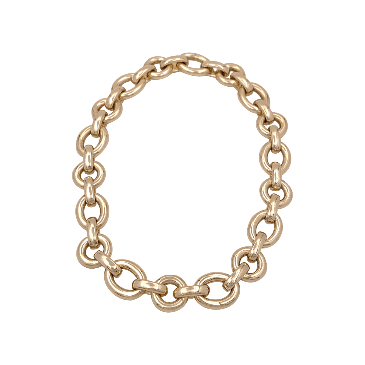 Collier Chaumet, "Ovronde", Vintage en or jaune - Maison Eloe