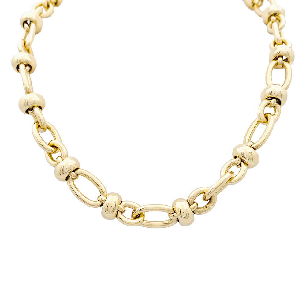 Vintage Pomellato necklace, yellow gold.