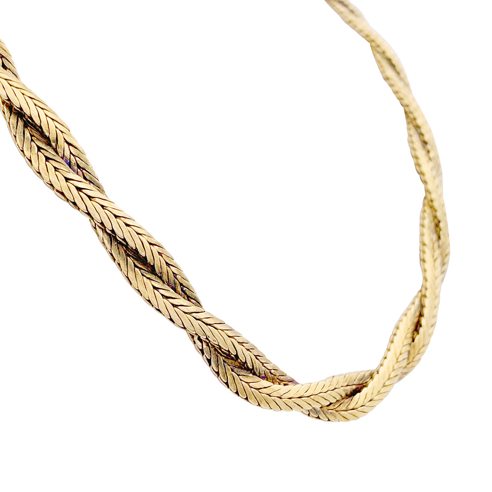 Vintage Mellerio necklace called Meller, yellow gold.