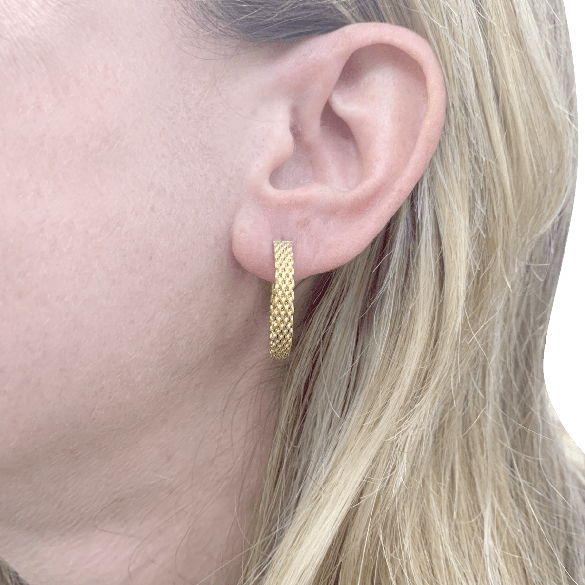 Créoles Tiffany & Co "Somerset" or jaune. - Maison Eloe