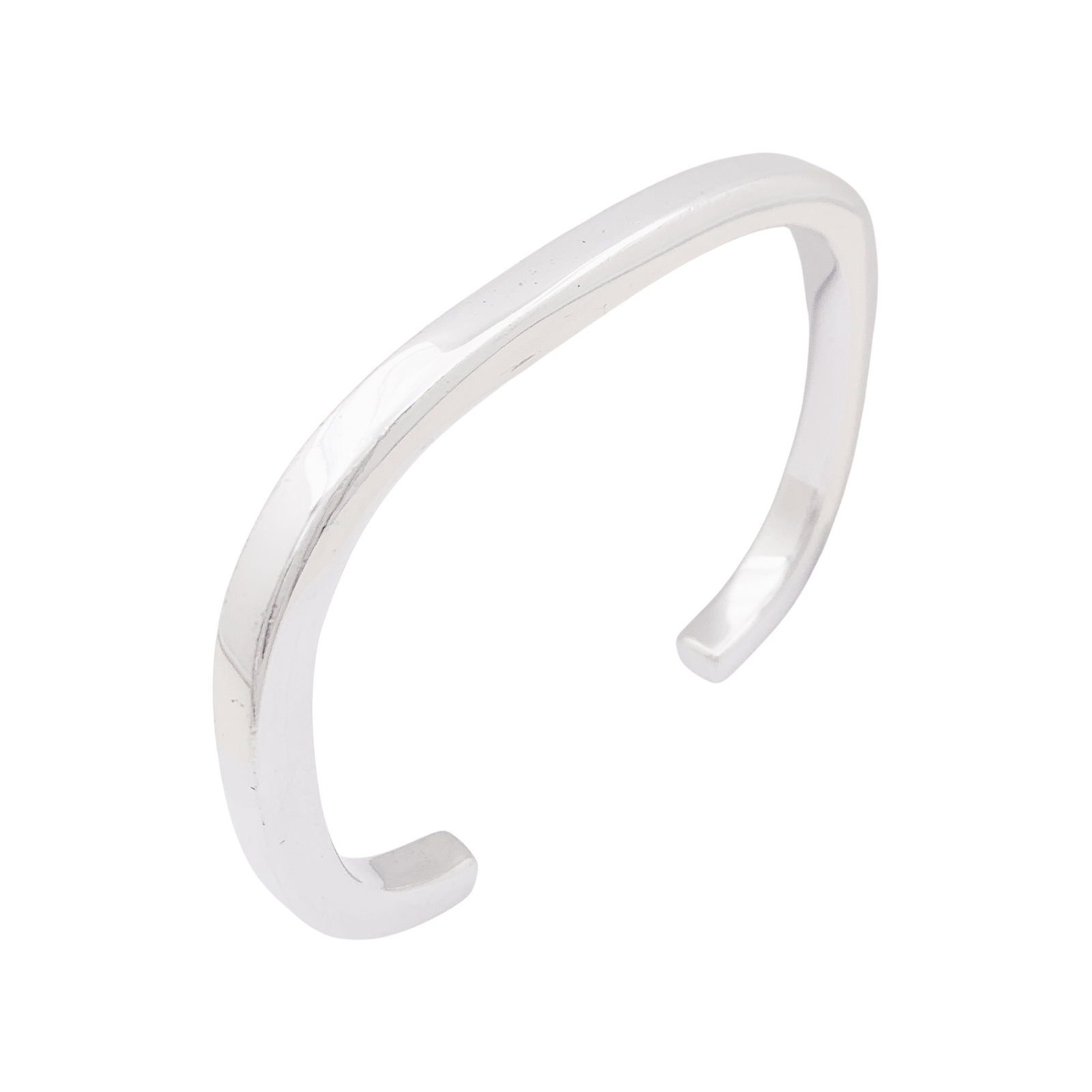 Dinh Van “Seventies” vintage silver bangle.