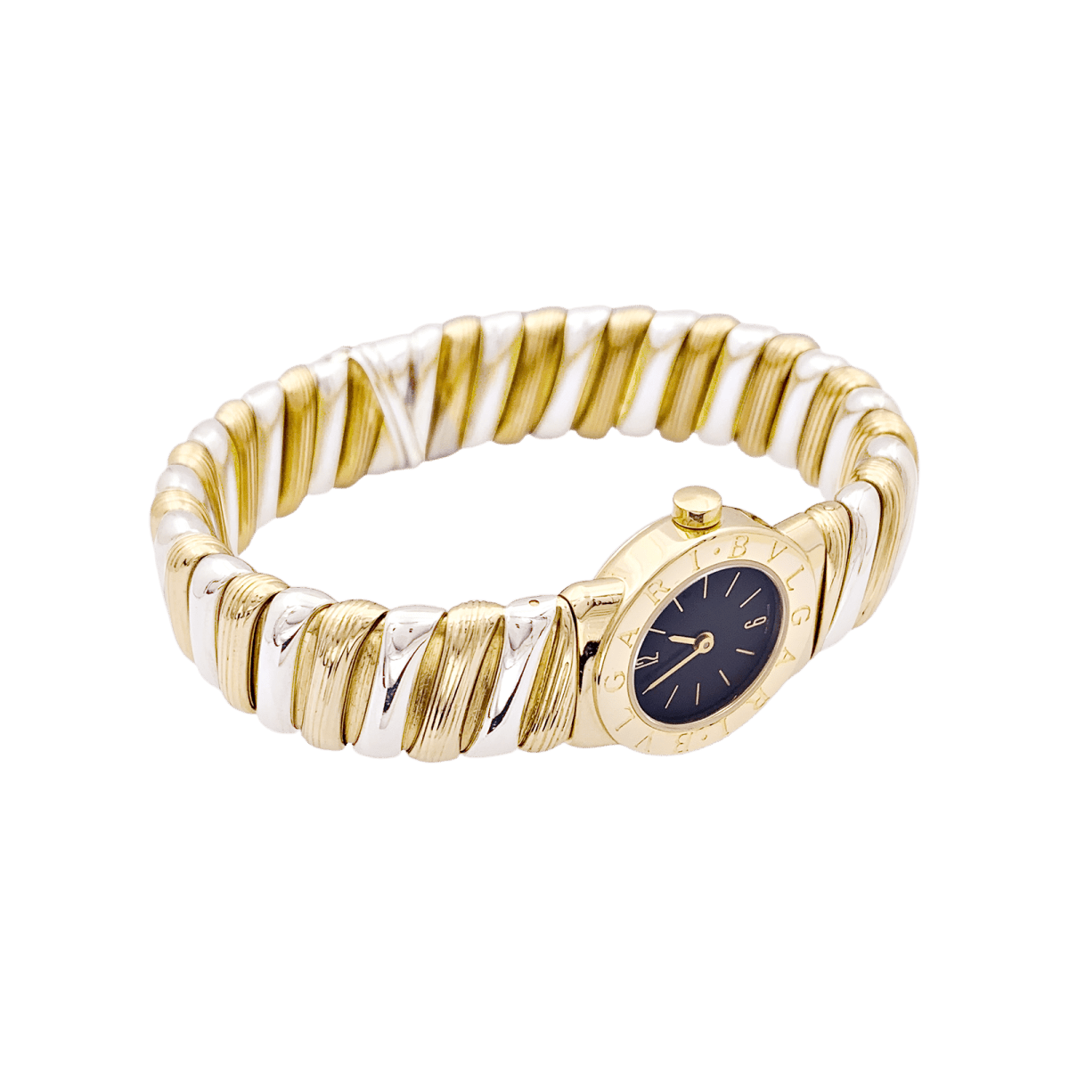 Montre Bulgari, "BB 19 2T", deux ors. - Maison Eloe