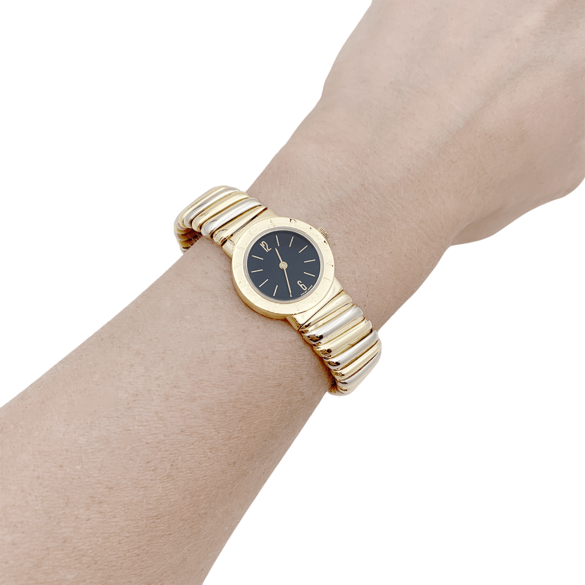 Montre Bulgari, "BB 23 2T", deux ors. - Maison Eloe