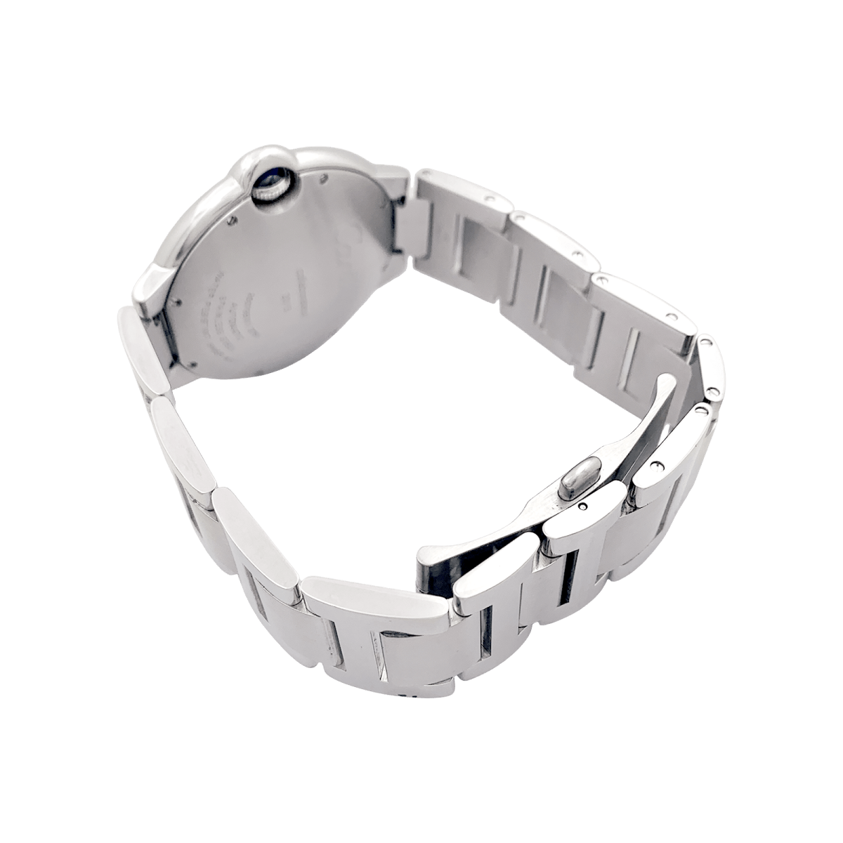 Montre Cartier, "Ballon Bleu", acier. - Maison Eloe