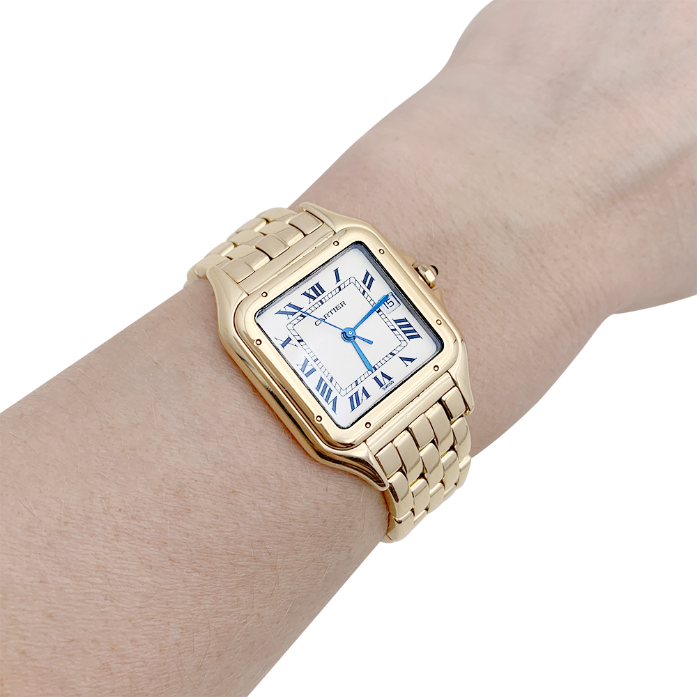 Cartier watch, "Panthère", yellow gold.