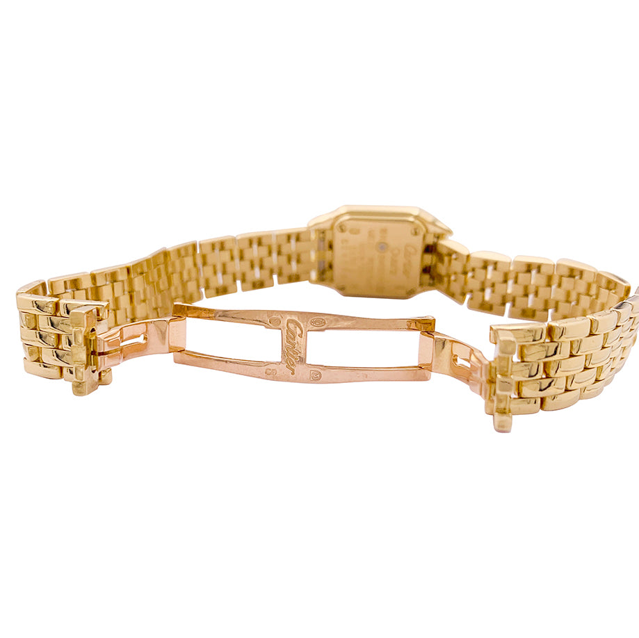 Cartier watch, "Panther", yellow gold.