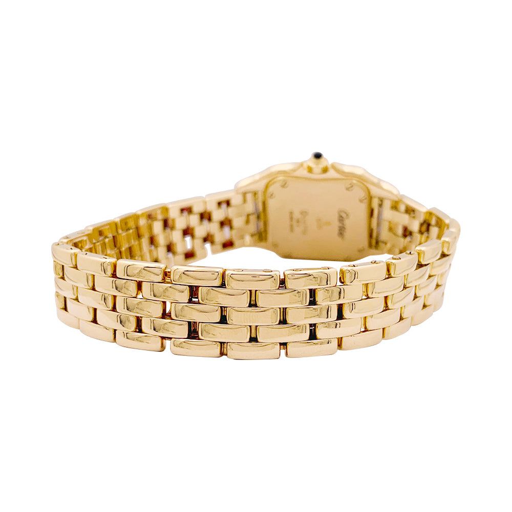 Cartier watch, "Panther", yellow gold.