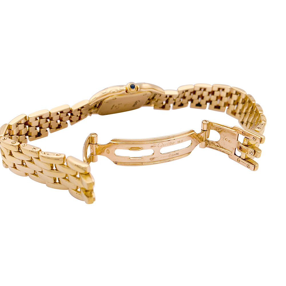 Cartier watch, "Panther", yellow gold.