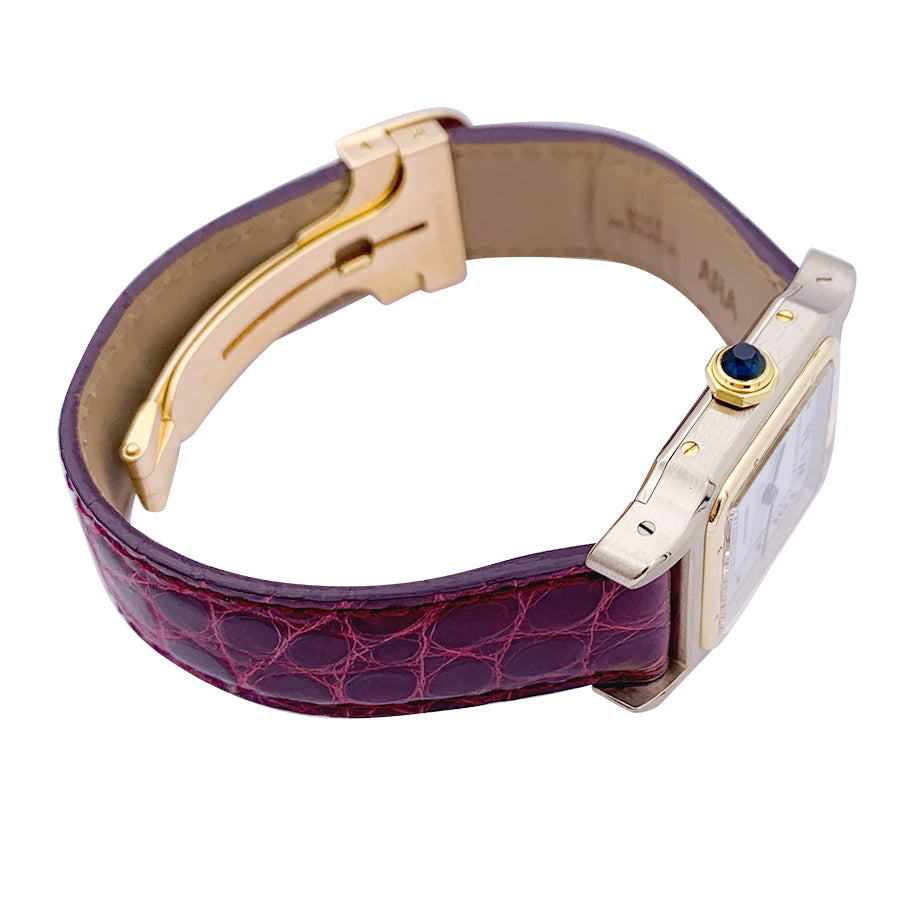 Cartier watch, "Santos", two golds.