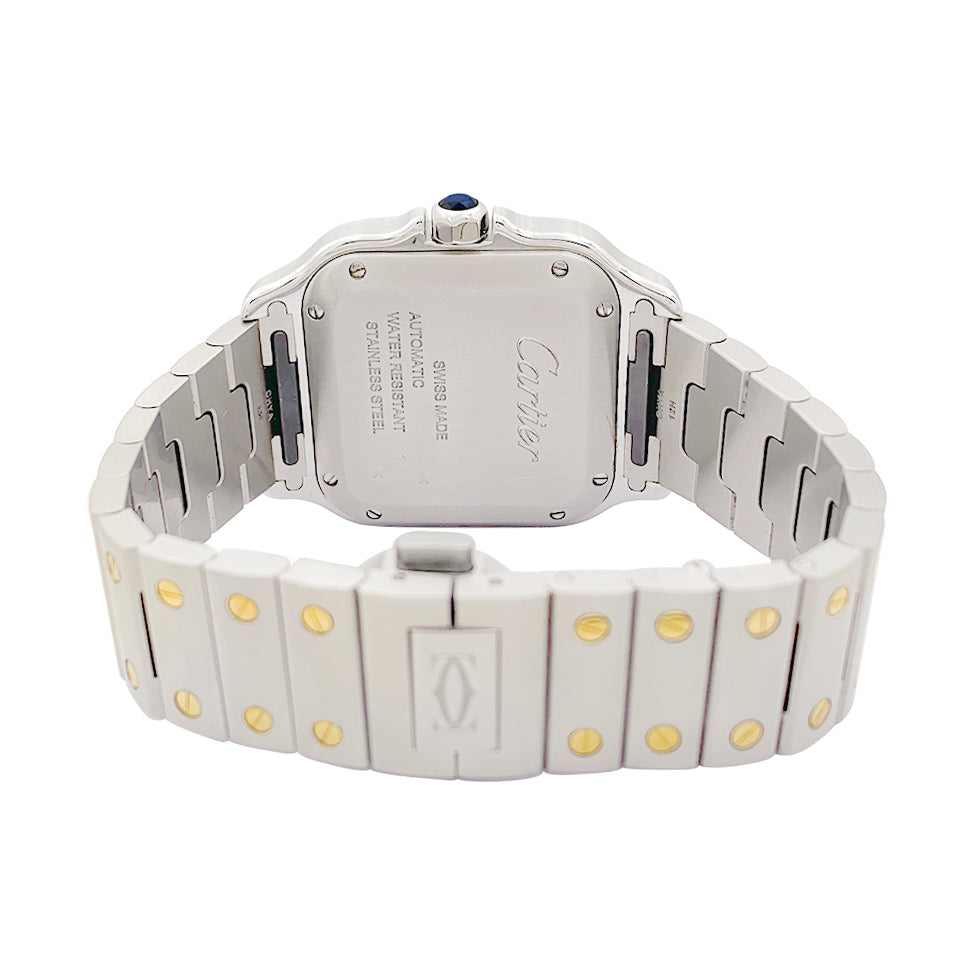 Cartier "Santos" watch, gold and steel.