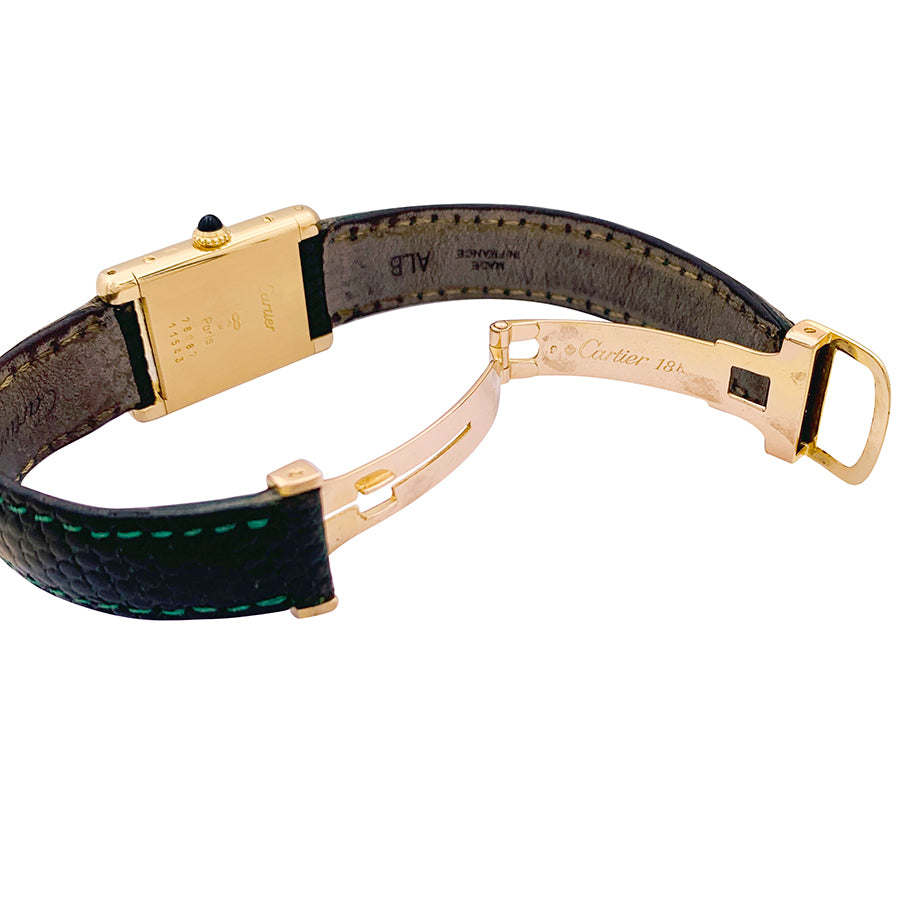 Cartier watch, "Tank Louis Cartier", yellow gold.